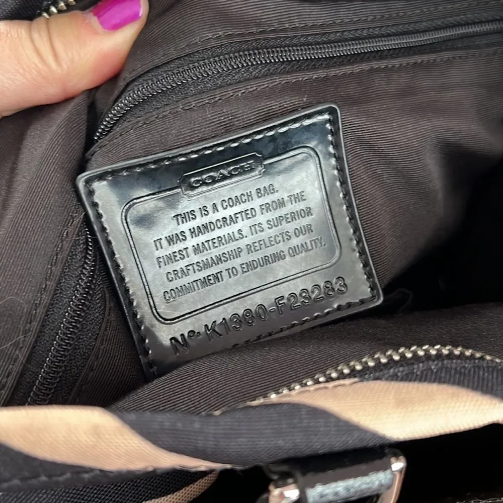 Coach fabric bag